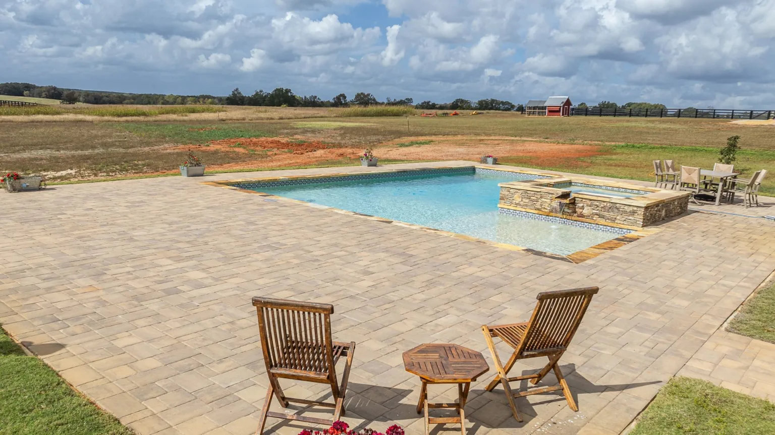 Apalachee Rd pool project by Bulldog Pool Builders
