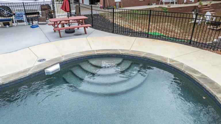 Swimming pool built by Bulldog Pool Builders