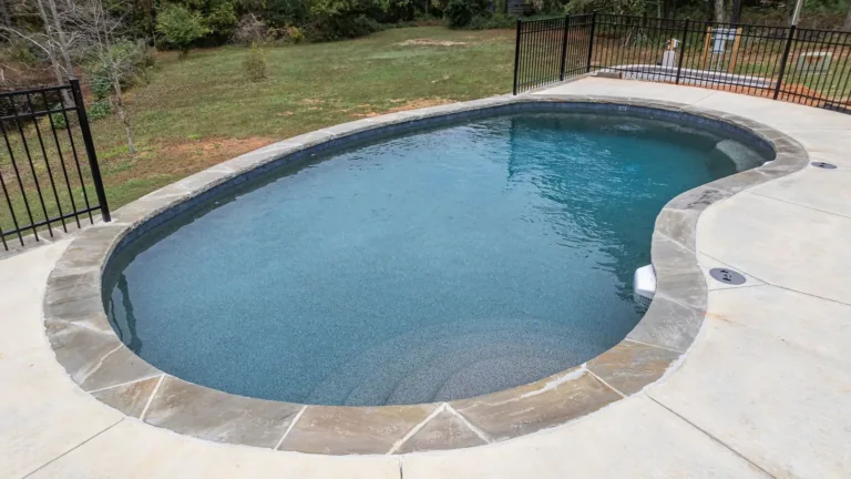Swimming pool built by Bulldog Pool Builders