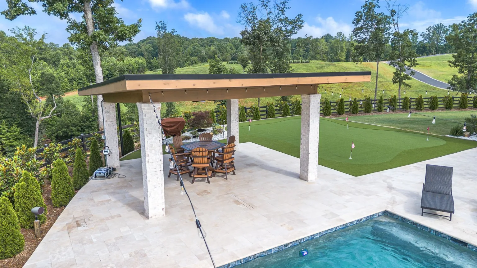Manor Creek pool project by Bulldog Pool Builders in Jackson County, GA