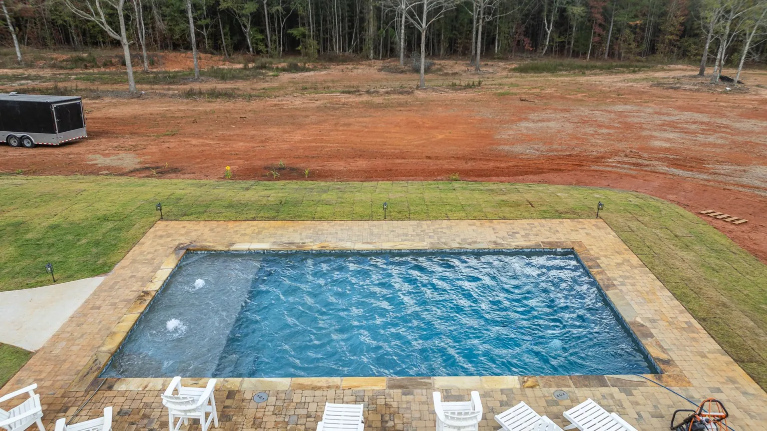 Nolan Store Rd pool project by Bulldog Pool Builders