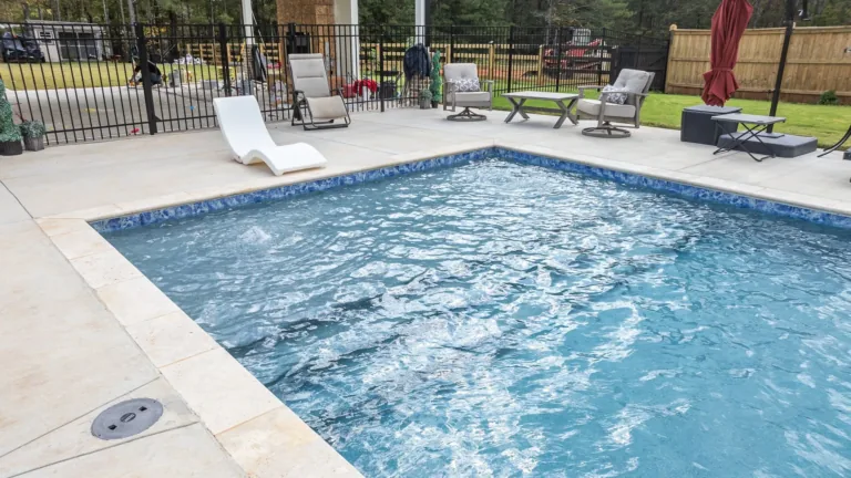 Swimming pool built by Bulldog Pool Builders