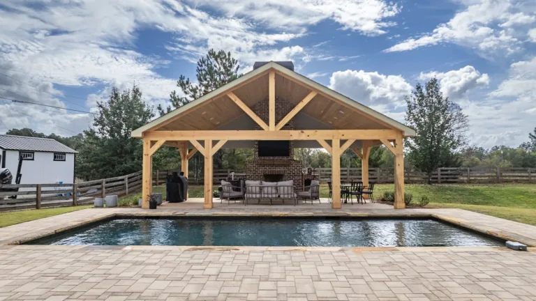 Swimming pool built by Bulldog Pool Builders