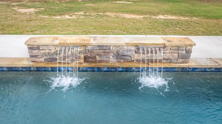 Swimming pool built by Bulldog Pool Builders