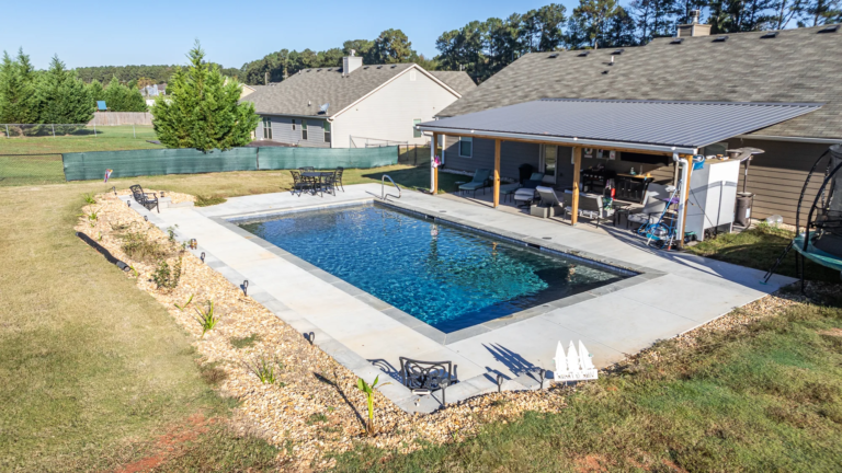Arnoldsville Rd pool project 1 by Bulldog Pool Builders