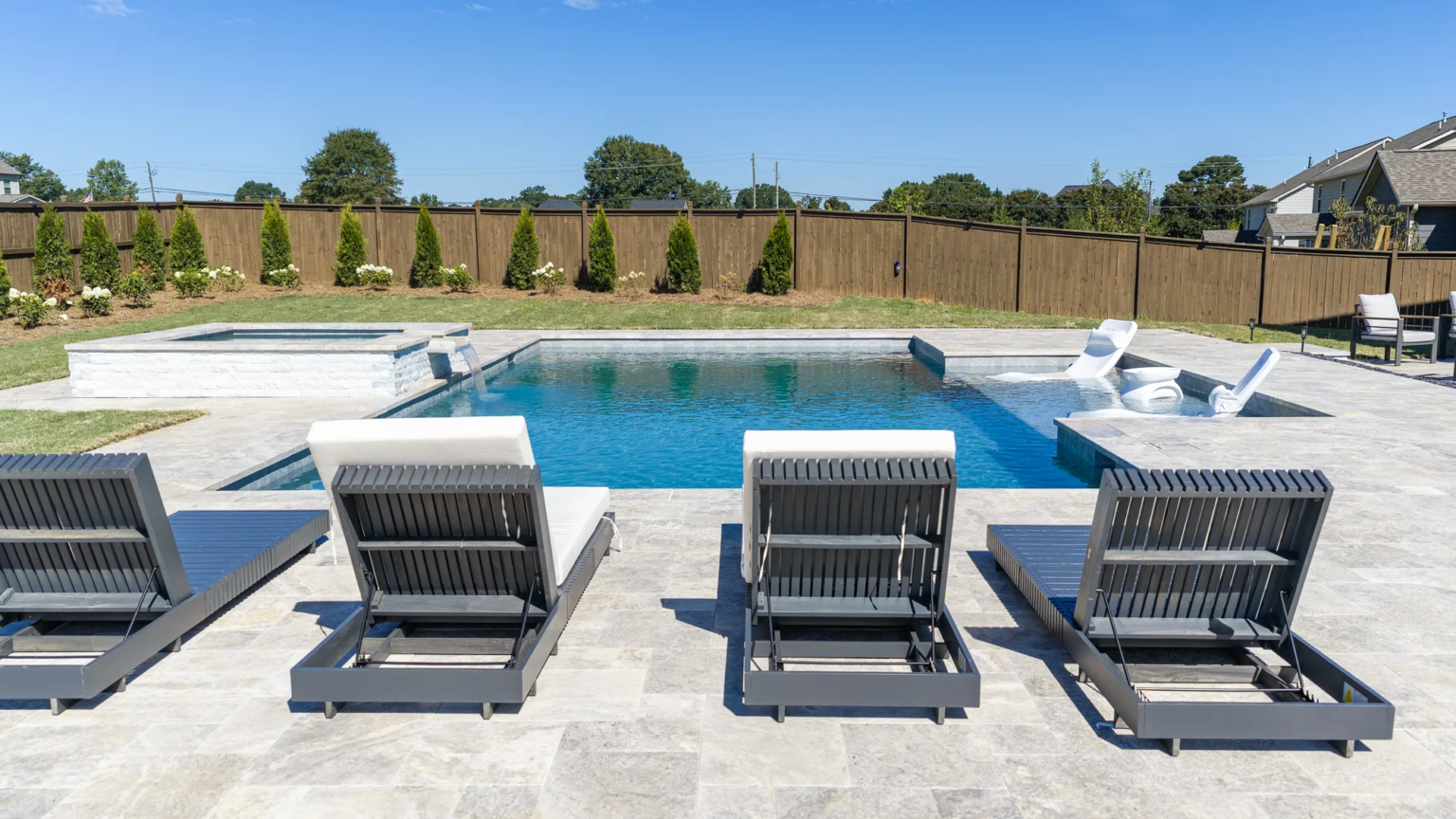 Buffalo Trace pool project 1 by Bulldog Pool Builders in Stockbridge, GA