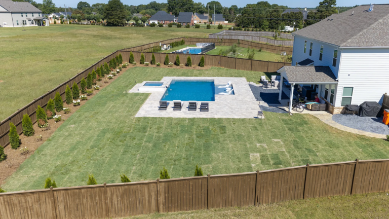 Buffalo Trace pool project 26 by Bulldog Pool Builders in Stockbridge, GA
