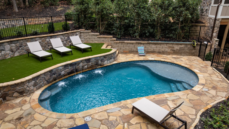 Fortson Rd pool project 18 by Bulldog Pool Builders