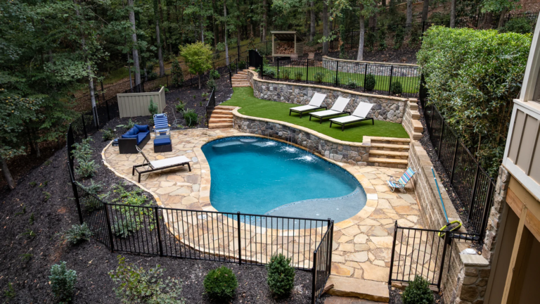 Fortson Rd pool project 5 by Bulldog Pool Builders
