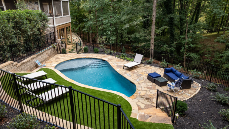 Fortson Rd pool project 8 by Bulldog Pool Builders