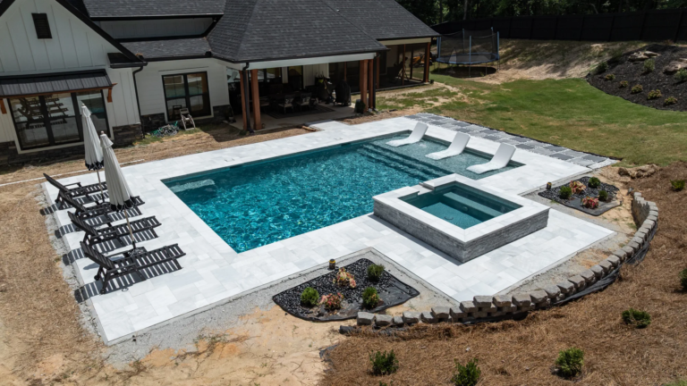 Lake Haynes pool project 4 by Bulldog Pool Builders