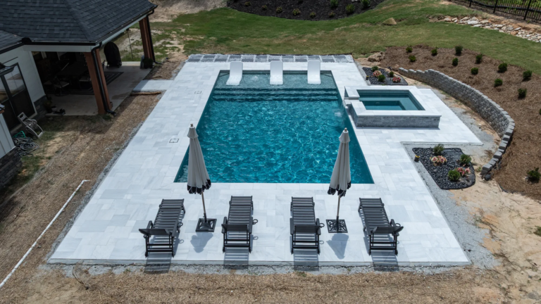 Lake Haynes pool project 6 by Bulldog Pool Builders
