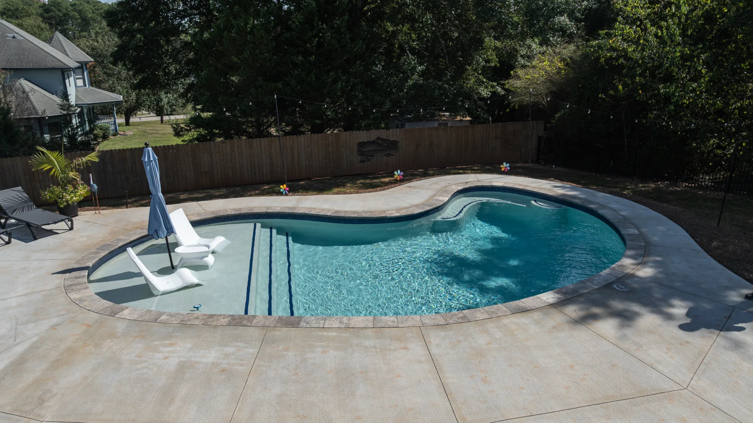 North Forest pool project 1 by Bulldog Pool Builders