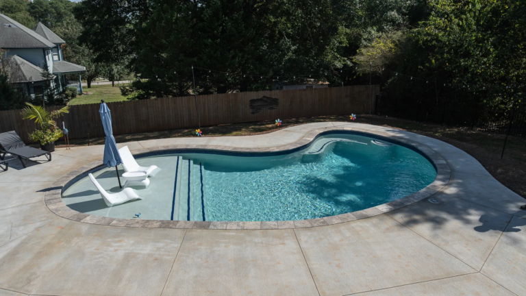 North Forest pool project 1 by Bulldog Pool Builders