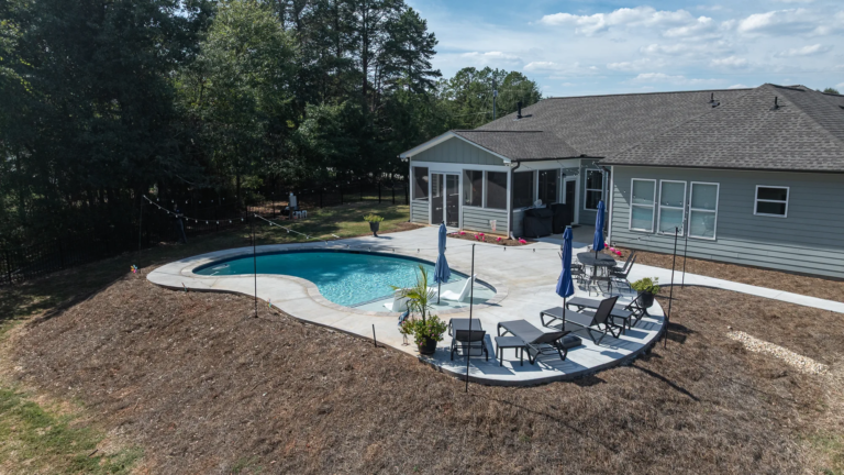 North Forest pool project 4 by Bulldog Pool Builders