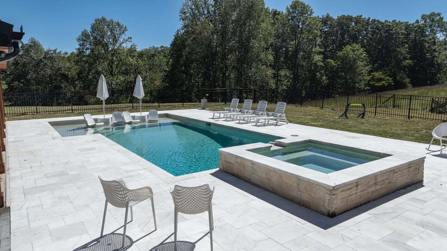 Tribble Gap Rd pool project by Bulldog Pool Builders