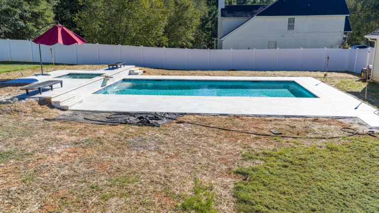 Trotters Lane pool project 4 by Bulldog Pool Builders in McDonough, GA