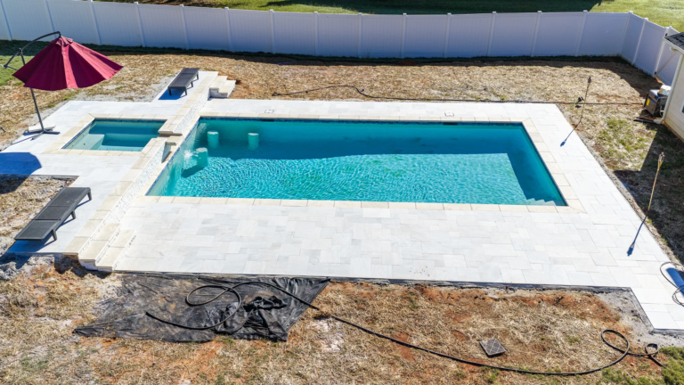 Trotters Lane pool project 5 by Bulldog Pool Builders in McDonough, GA