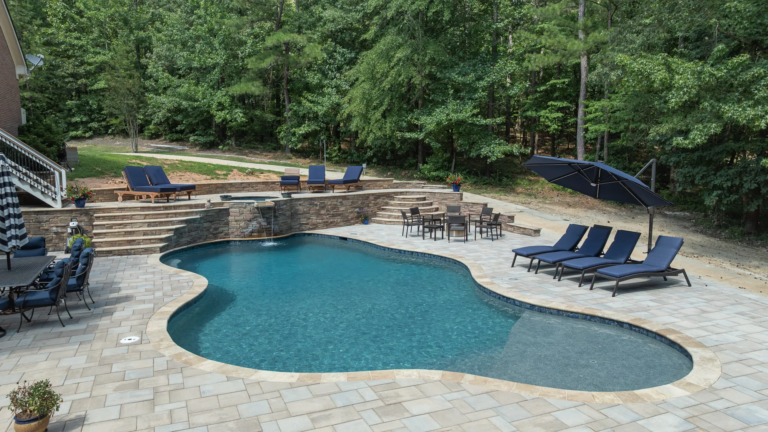 Westwood Dr pool project 7 by Bulldog Pool Builders