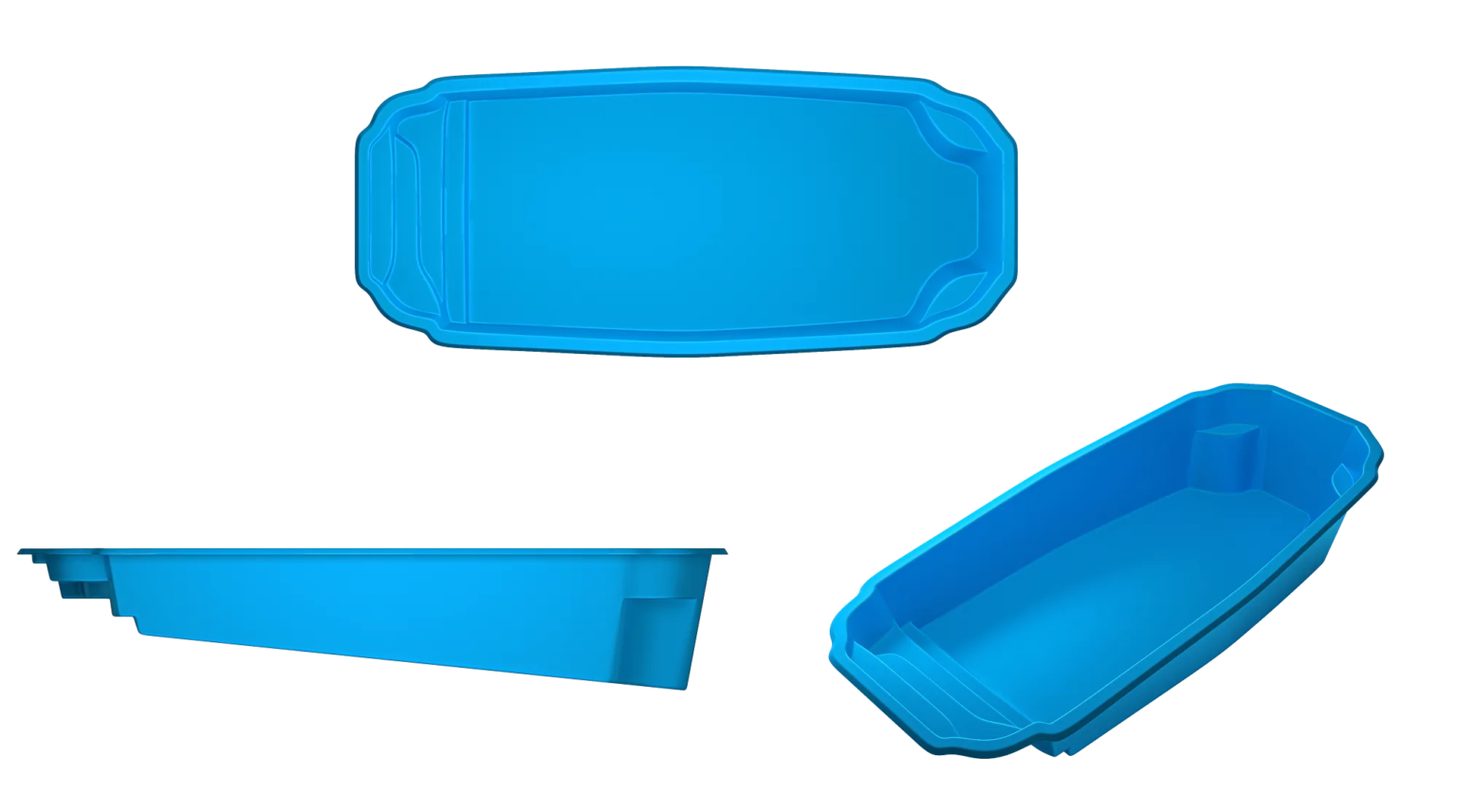 Acapulco fiberglass pool by Tallman Pools