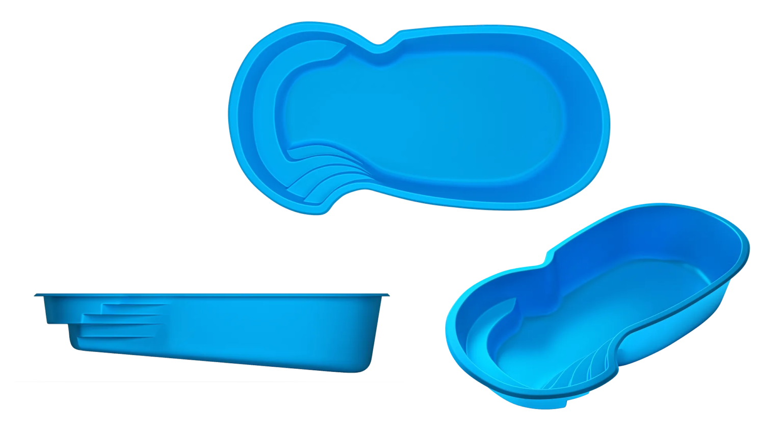 Jamaican fiberglass pool by Tallman Pools