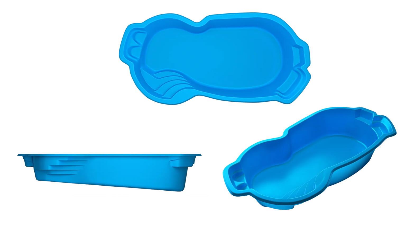 Cancun fiberglass pool by Tallman Pools