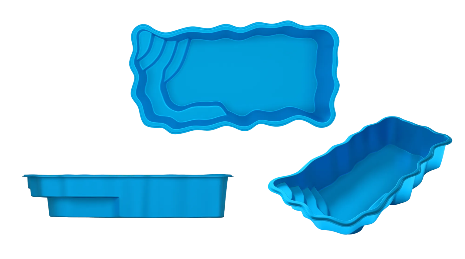 Tybee fiberglass pool by Tallman Pools