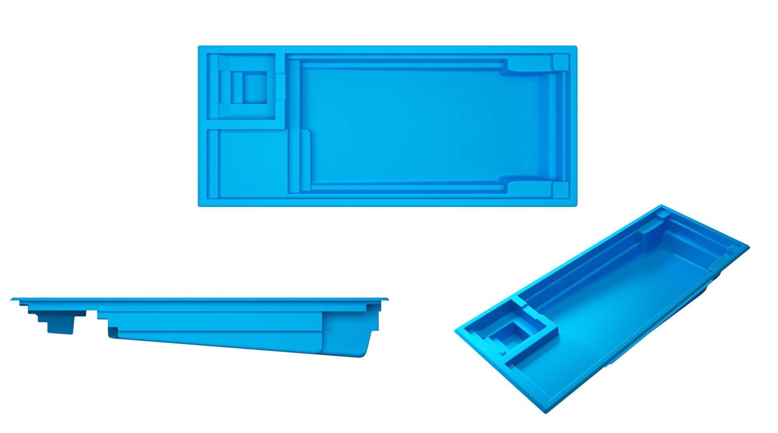 Spartan 16 fiberglass pool by Tallman Pools