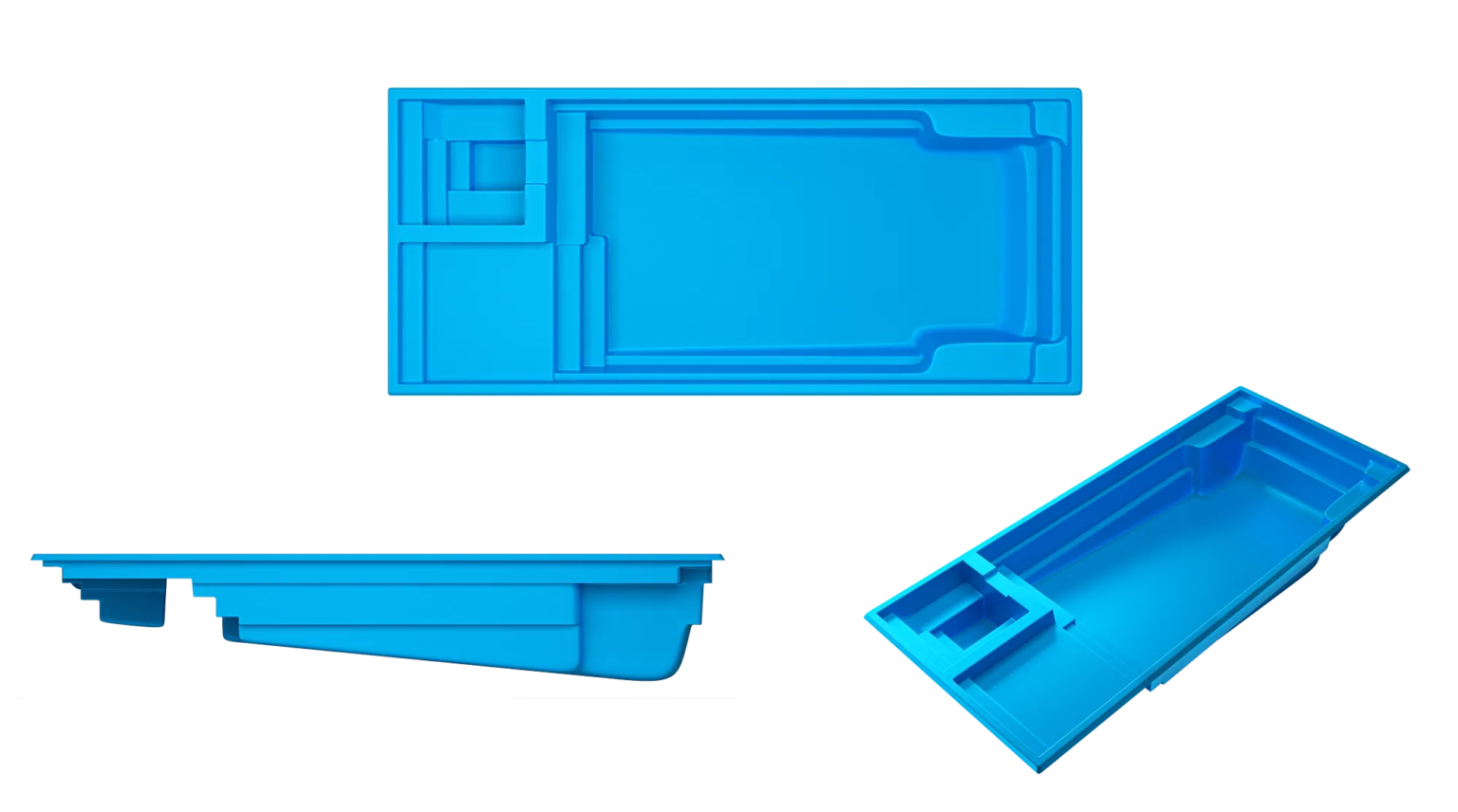Spartan 14 fiberglass pool by Tallman Pools