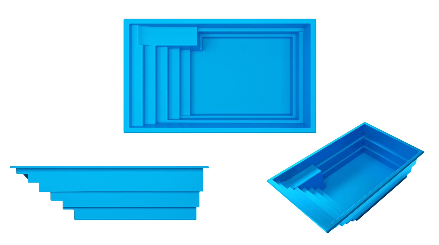 Atlas fiberglass pool by Tallman Pools